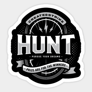 HUNT Sticker